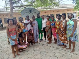 Les acteurs et quelques membres de ladministration